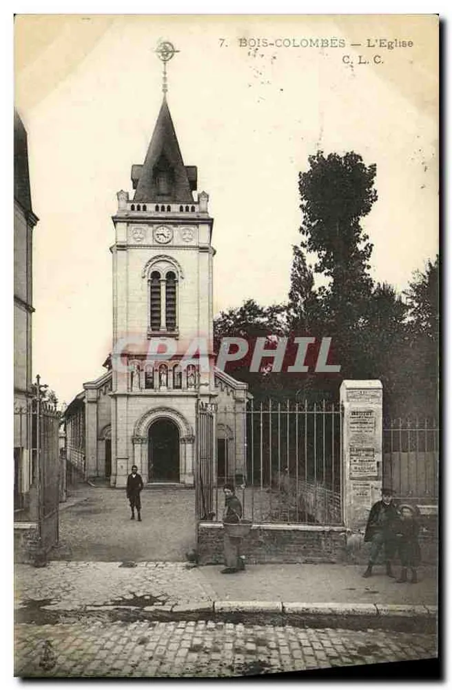Bois-Colombes — A Igreja — C. L. C. - Frente