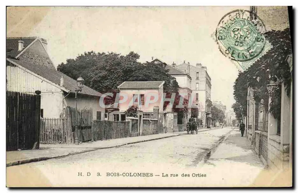 Bois-Colombes — A rua das Orties — H.D. 3 - Frente
