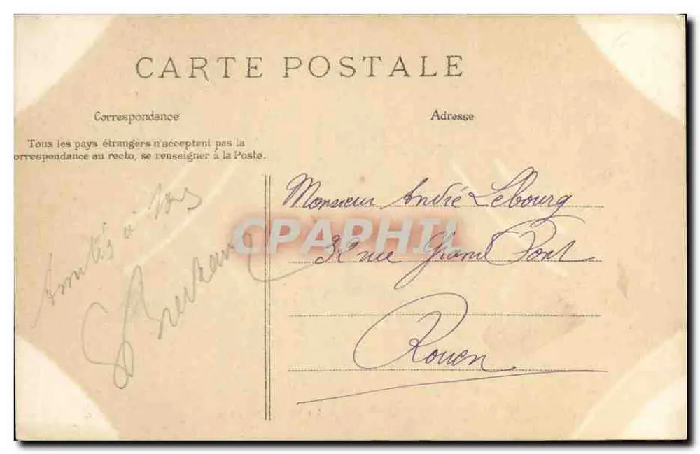 Bois-Colombes — A rua das Orties — H.D. 3 - Verso