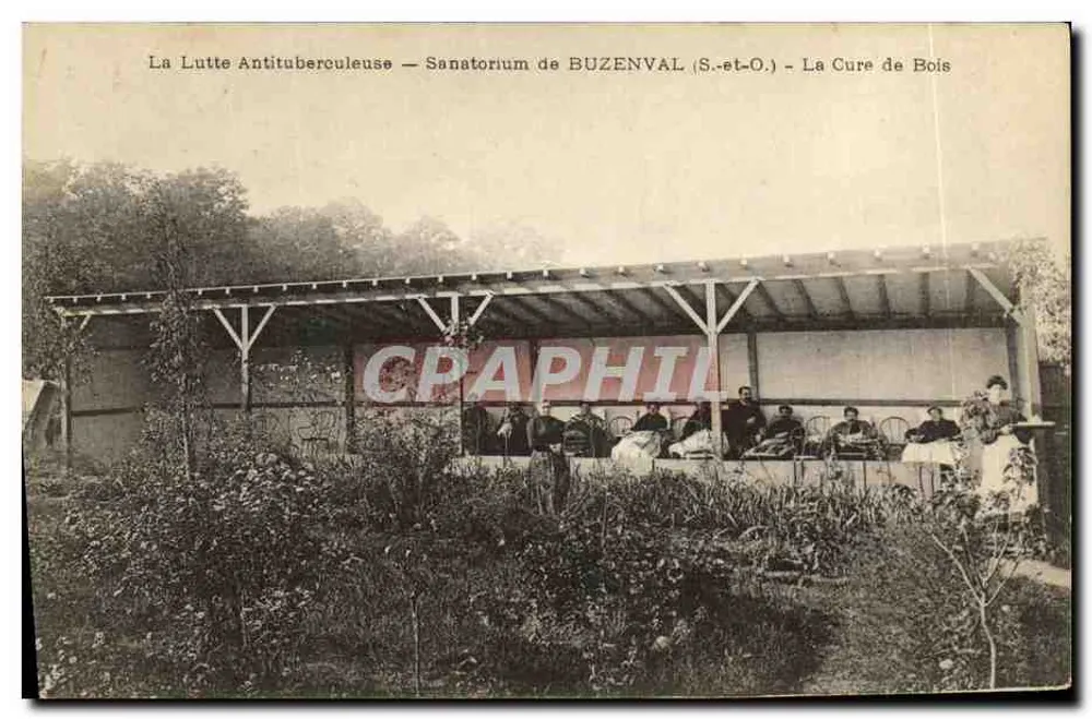 Sanatorium von BUZENVAL (S.-et-O.) — Die Holztherapie - Vorderseite