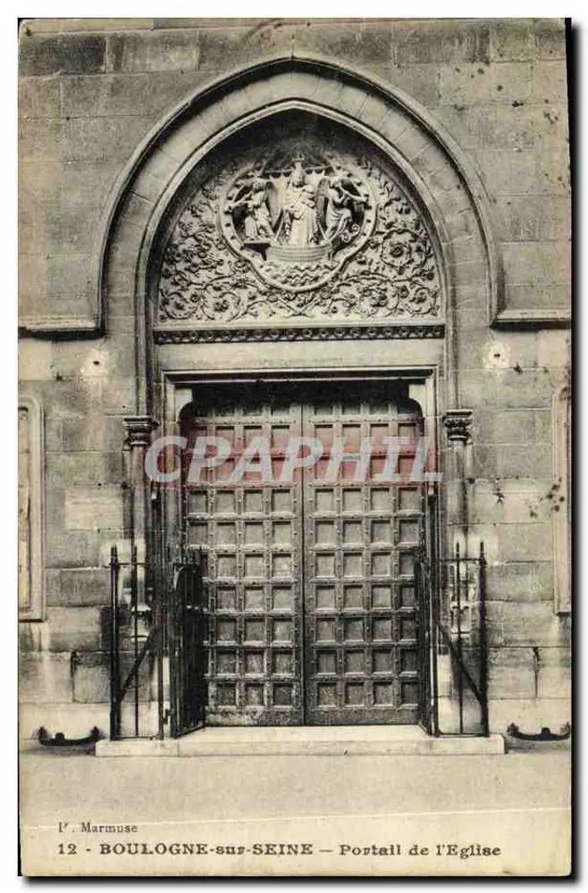 Boulogne-sur-Seine — Portal der Kirche — L' Marmuse, n°12 - Vorderseite