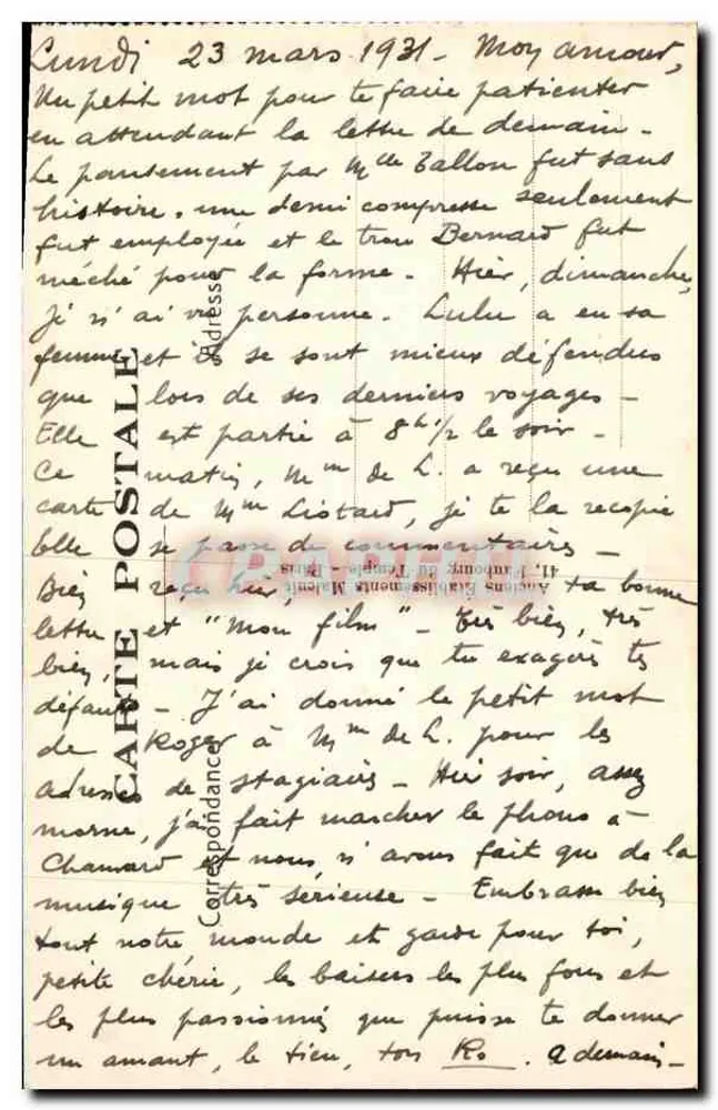 Clamart — Militärkrankenhaus Percy — La Dépense - Rückseite