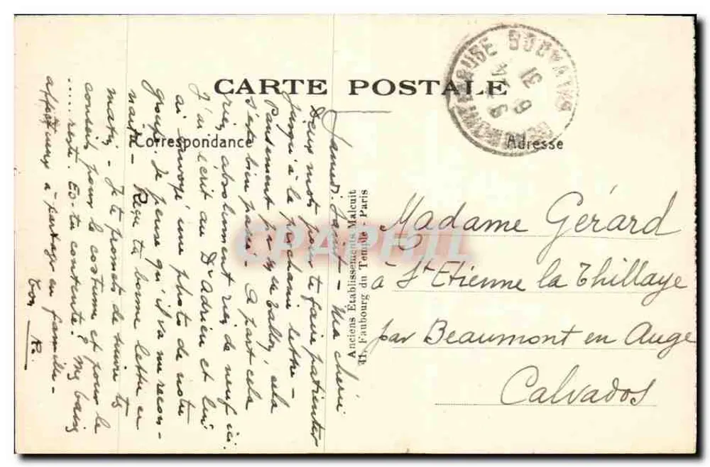 Clamart — Militärsanatorium Percy — Haupteingang - Rückseite