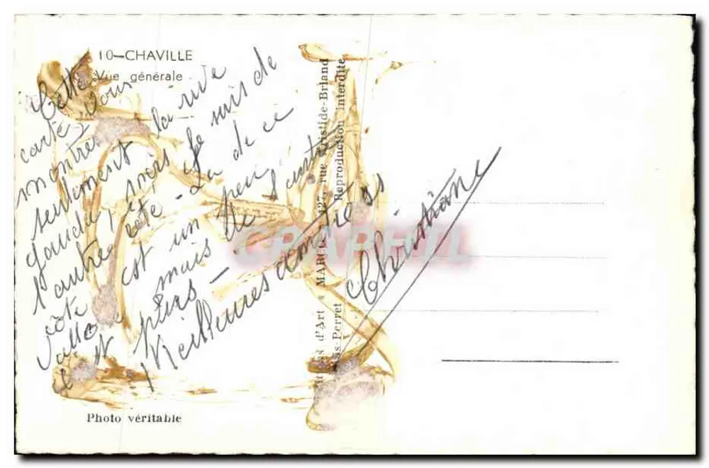 Chaville — Vista geral — Marteau & Perret - Verso