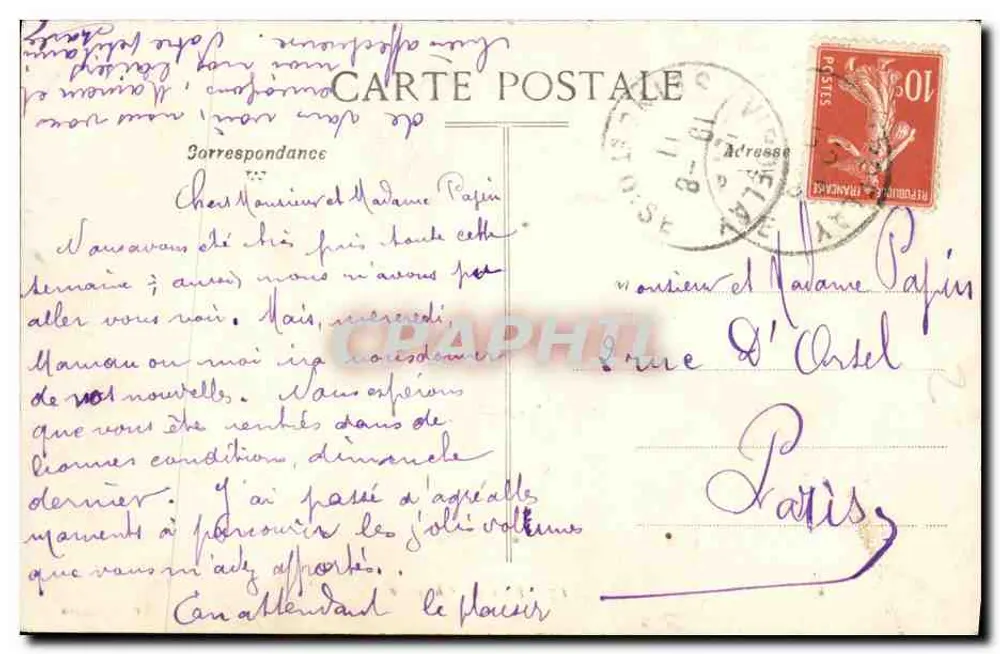 Bois de Chaville — Lago cercado por floresta — L.7 — Editor não identificado - Verso