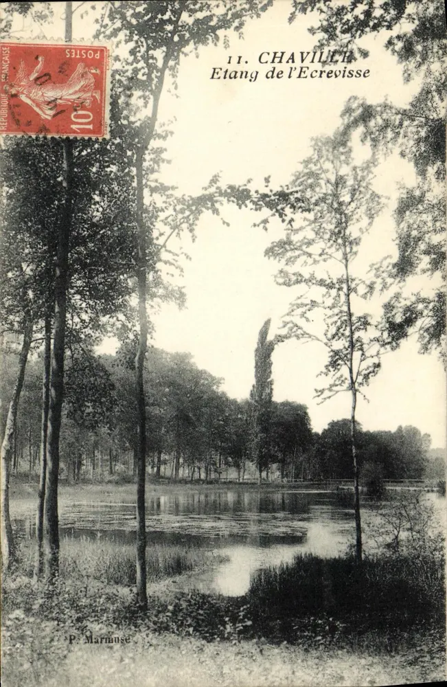 Chaville — Étang de l'Ecrevisse — P. Marmause - Voorkant