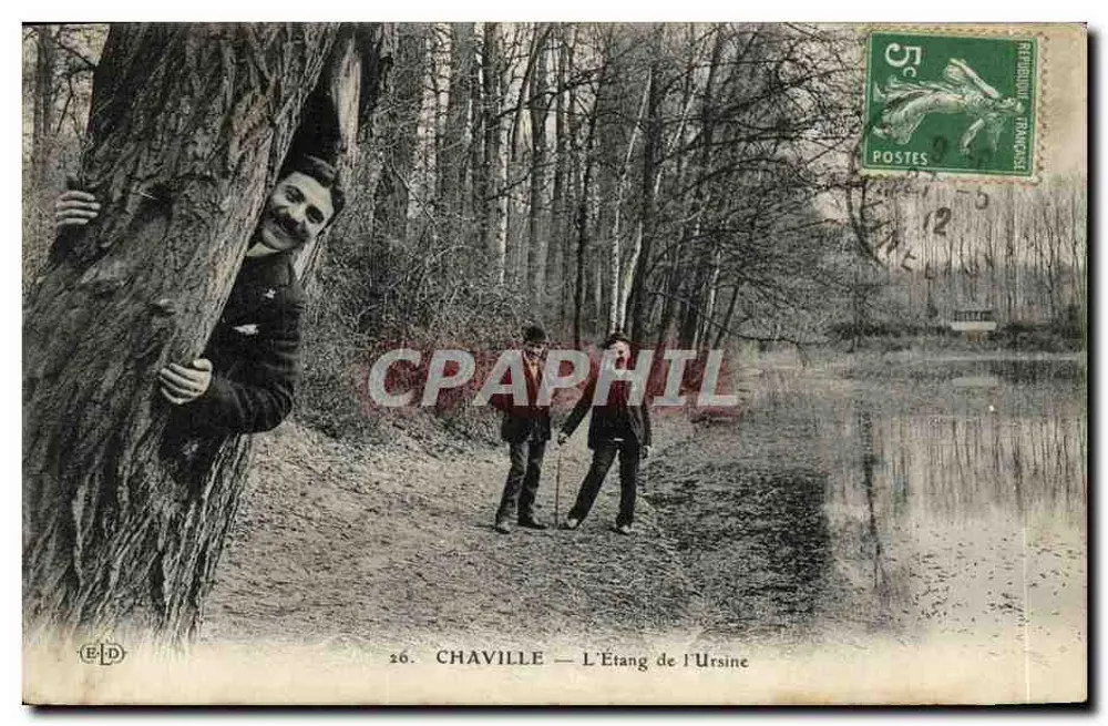 Chaville — O Lago da Ursine — Editor E.P.D. n°26 - Frente