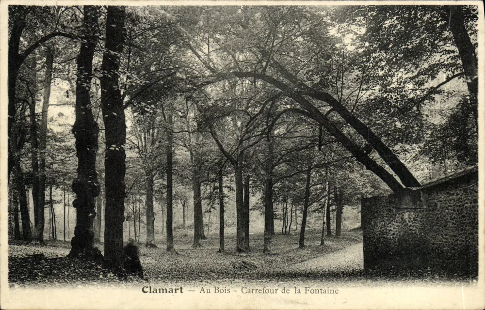 Clamart — Im Wald — Kreuzung der Fontaine - Vorderseite