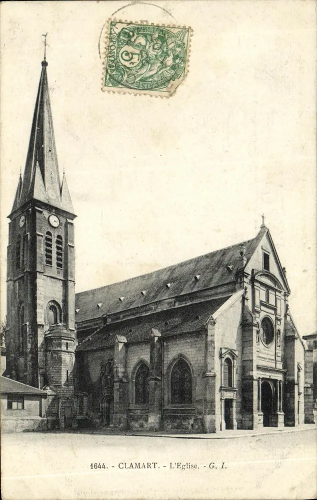Clamart — A Igreja — G. I. n° 1644 - Frente