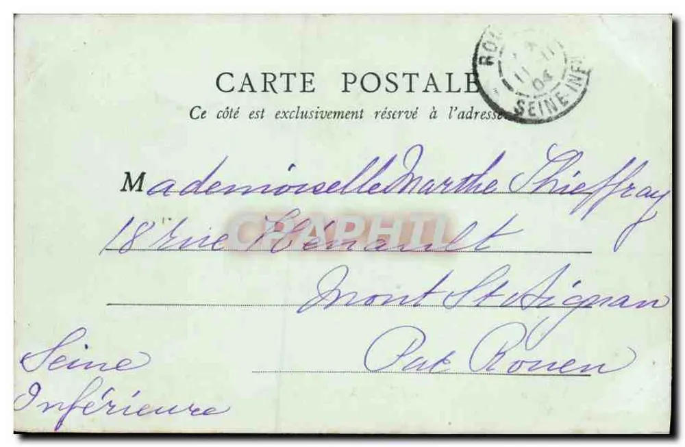 PUTEAX — Vue générale — éditeur Ck. Rey, édit. Puteaux - Verso