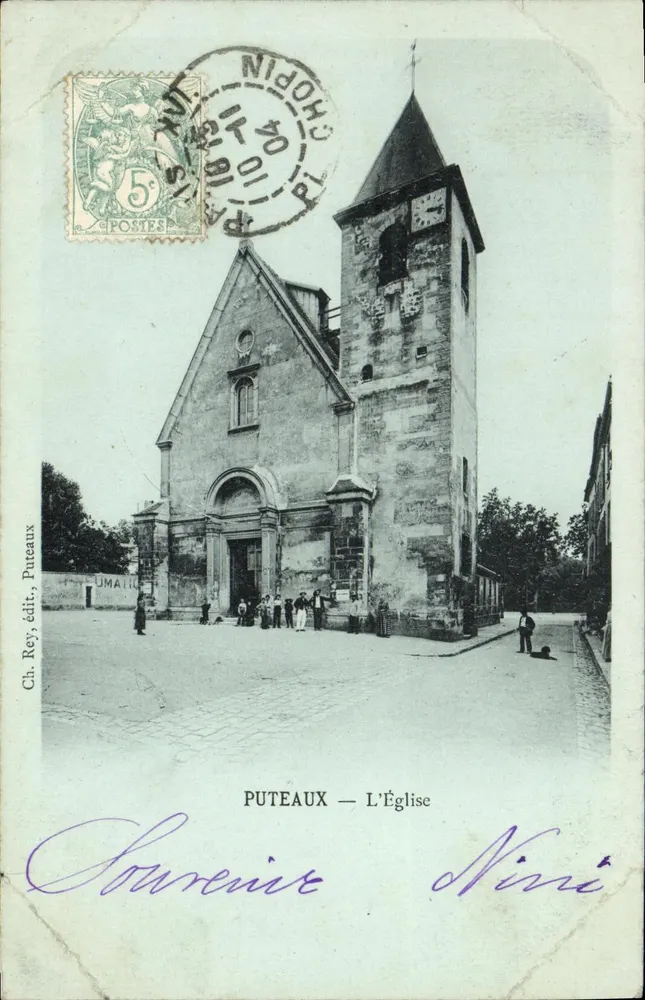 Puteaux — L'Église — Ch. Rey, édit., Puteaux - Frente