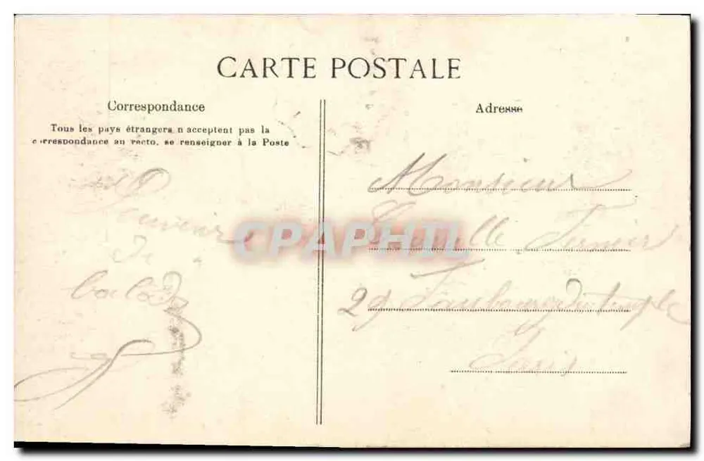 Robinson - Entrada do verdadeiro Robinson — P. Javelle, fot., Robinson - Verso