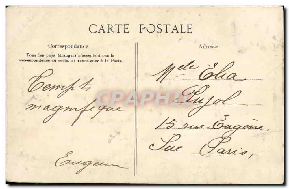 Robinson — La Tour Sainte — P. Javelle, fot., Robinson - Verso