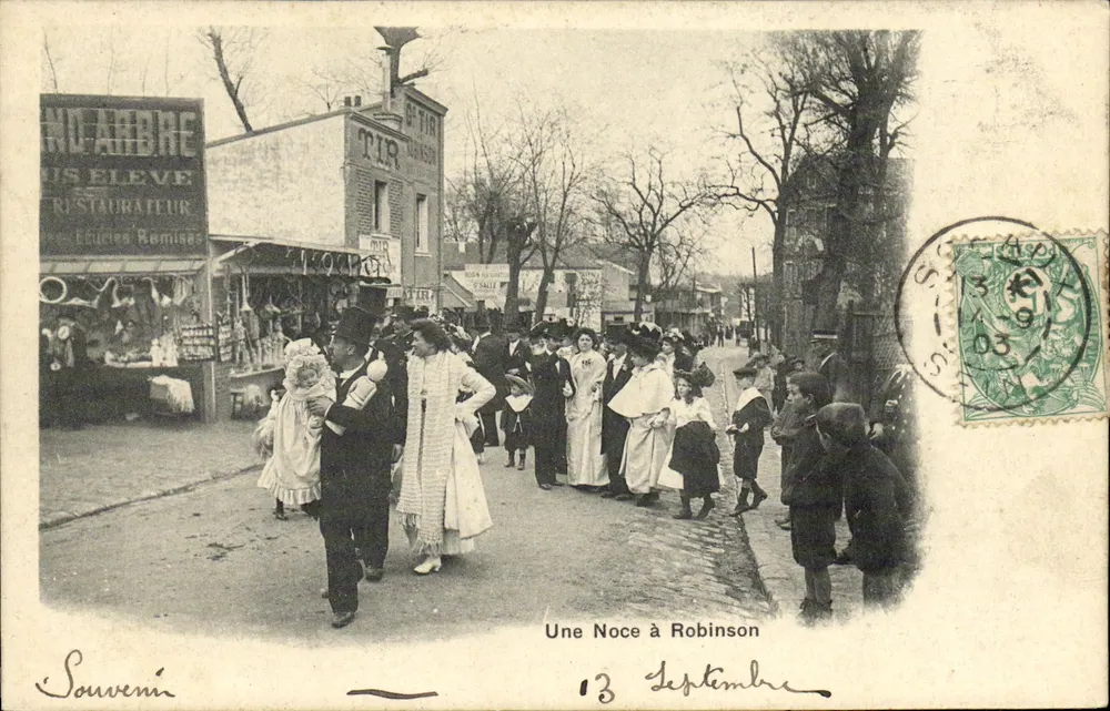 Uma Noiva em Robinson — 13 de Setembro — A. Breger Frères, Fototipia - Frente