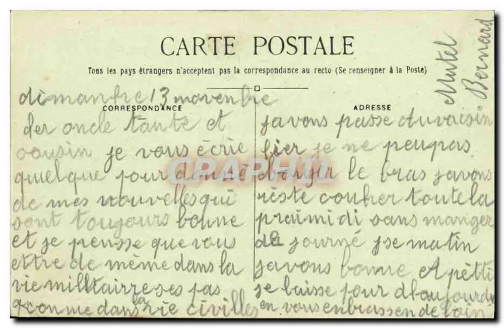 Rueil — A Caserna — editor Ferdet, Rueil, n°19 - Verso