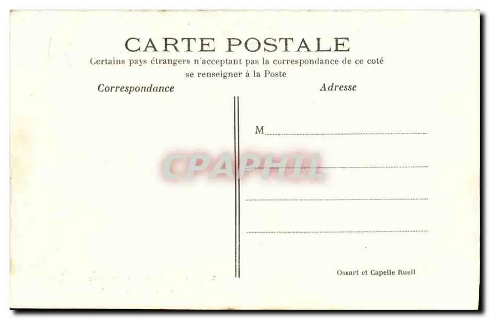 Cerimonia del Sacro di Napoleone I — Serie 20 — Ossart et Capelle Rueil - Verso