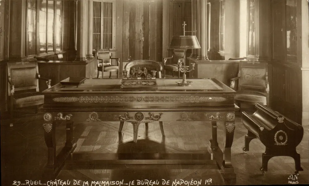 Rueil - Schloss Malmaison - Das Büro Napoleons I. — A.N. Paris, n°29 - Vorderseite