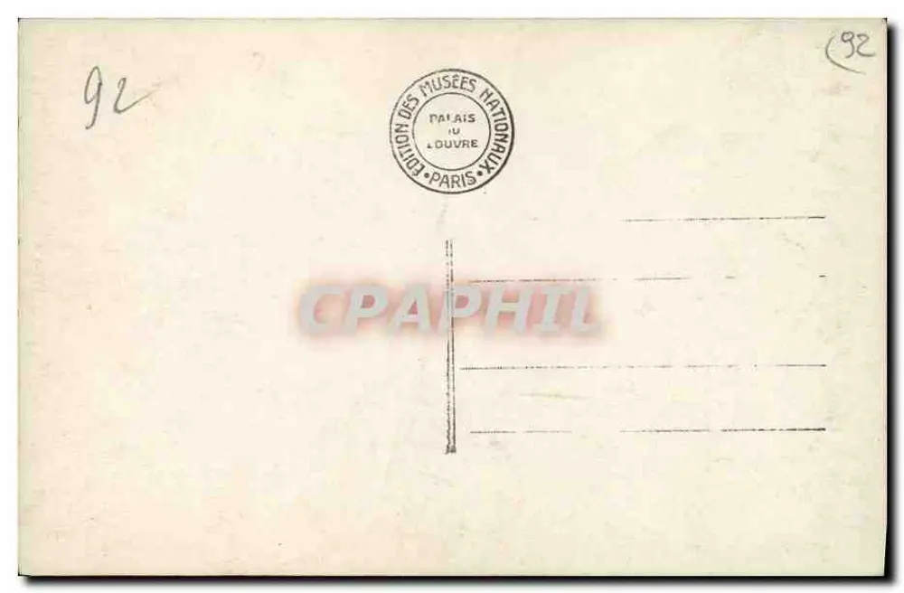 Malmaison - Estátua de Netuno - Puget - Verso