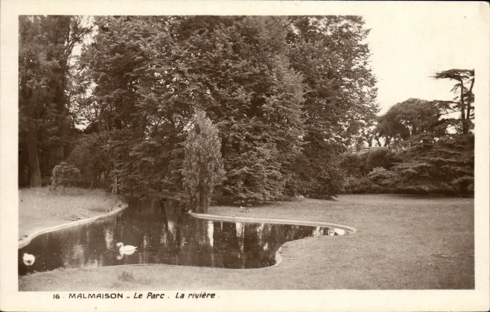 Malmaison - O Parque. O rio — Edição dos Museus Nacionais, Paris, n°16 - Frente