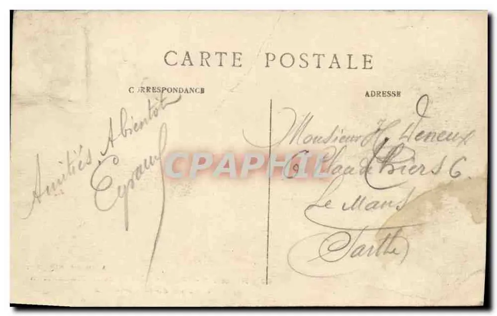 Rueil (S.-et-O.) — Schloss La Malmaison — Ein Stück der Rosenanlage — A. Ossart, Verlag, Rueil - Rückseite