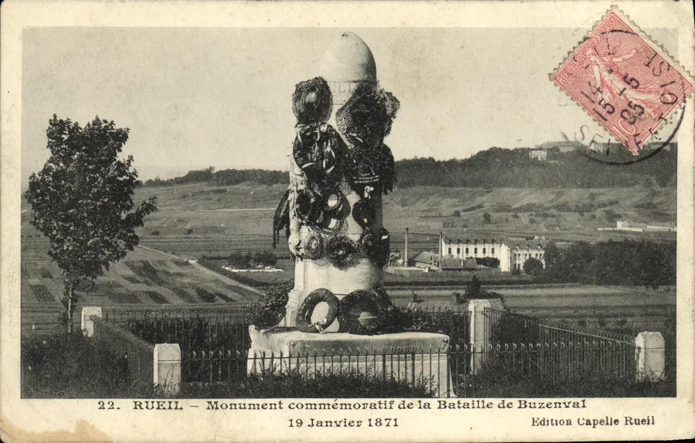 RUEIL — Gedenkmonument der Schlacht von Buzenval — Ausgabe Capelle Rueil - Vorderseite