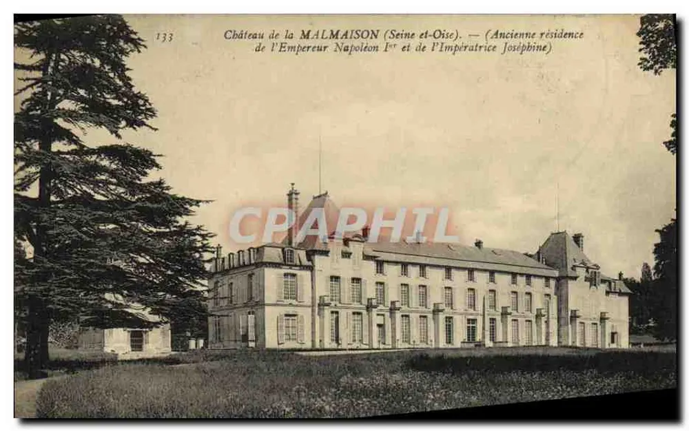 Castelo de Malmaison (Seine-et-Oise) — Antiga residência do Imperador Napoleão I e da Imperatriz Joséphine - Frente