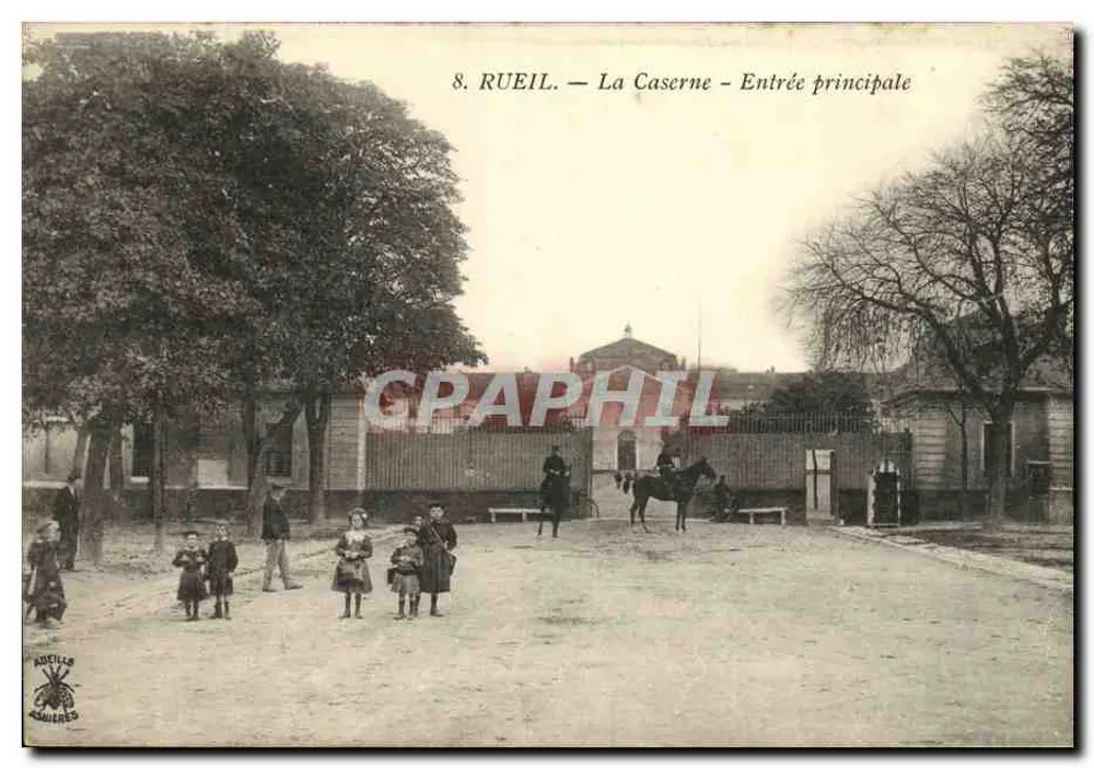 Rueil - La Caserne - Entrée principale — éditeur Arcilla, n°8 - Recto