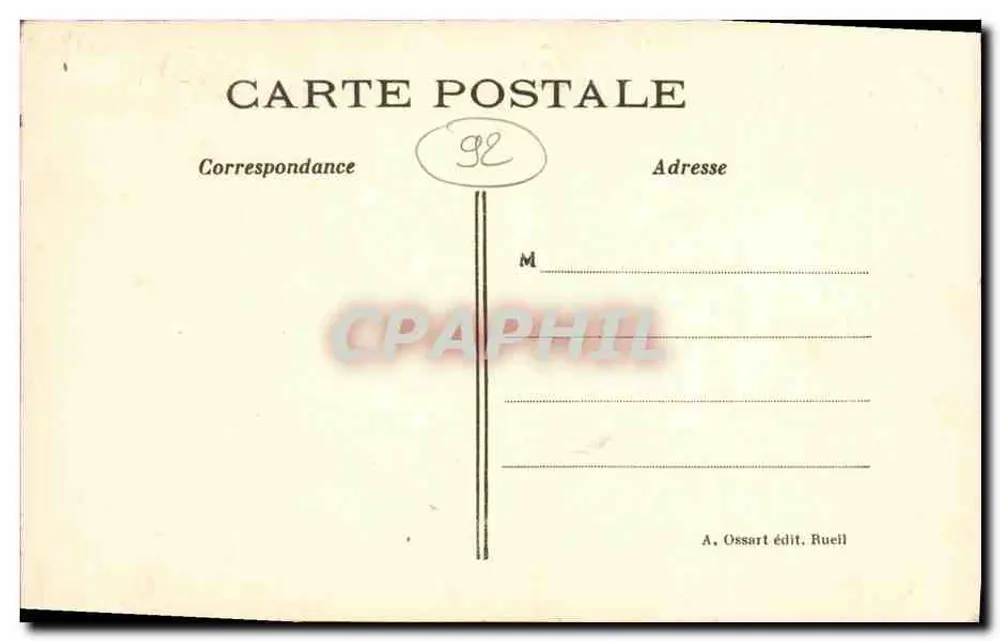 Der See von St-Cucufa in Richtung zur Farm — Rueil — A. Ossart Verlag Rueil - Rückseite