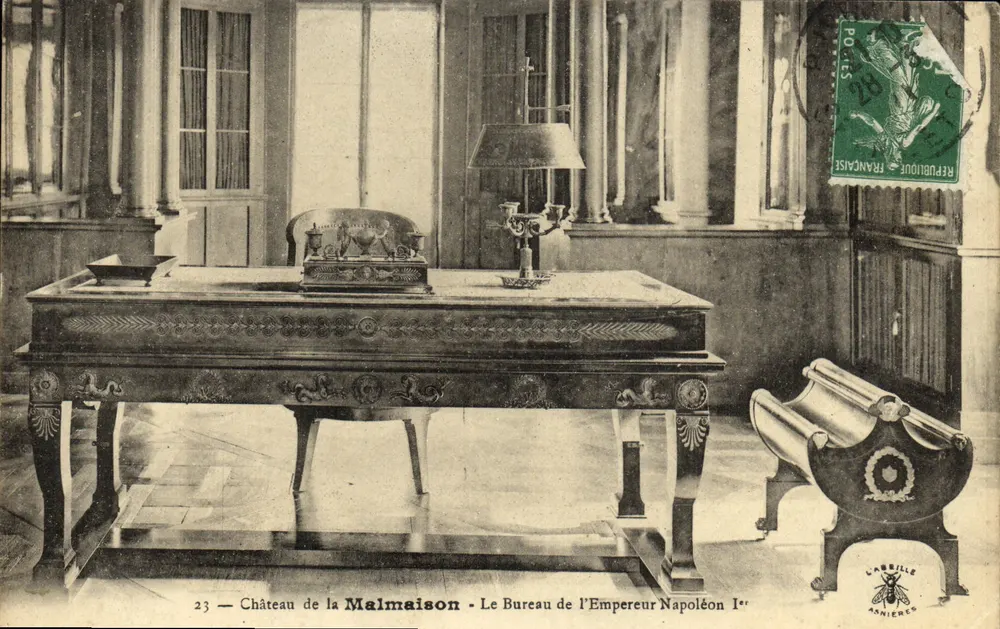 Schloss Malmaison — Das Büro des Kaisers Napoleon I. — L'Abbélie, n°23 - Vorderseite
