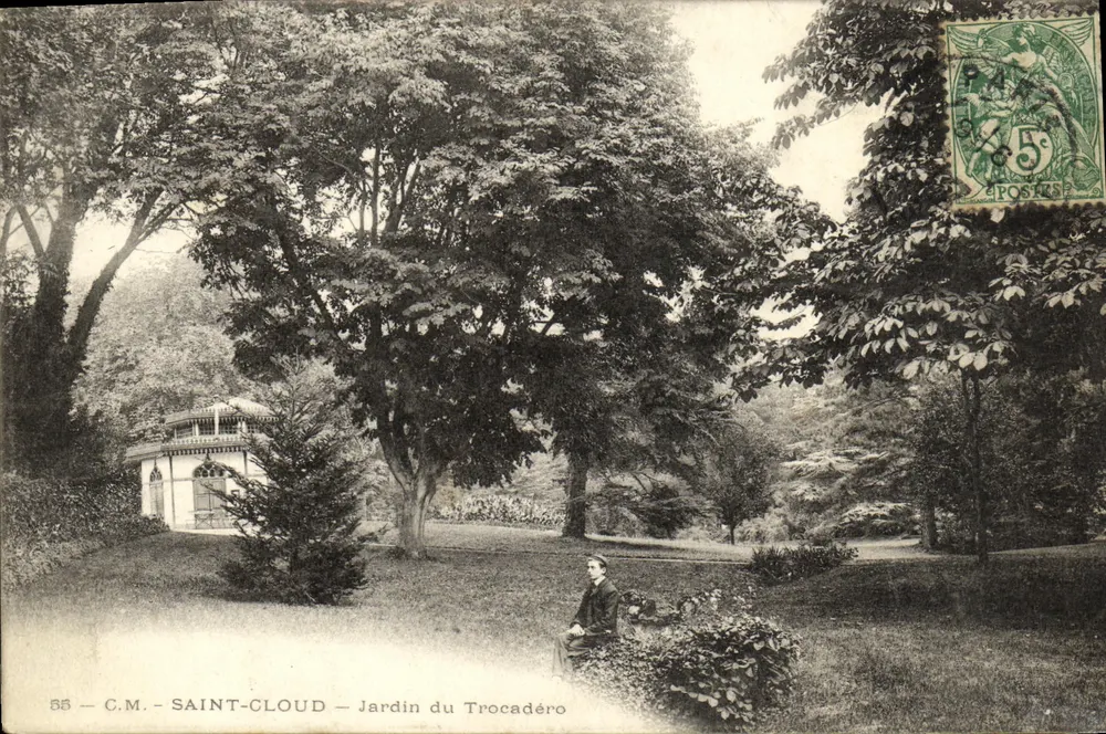 Saint-Cloud — Jardim do Trocadéro — C.M. n°55 - Frente