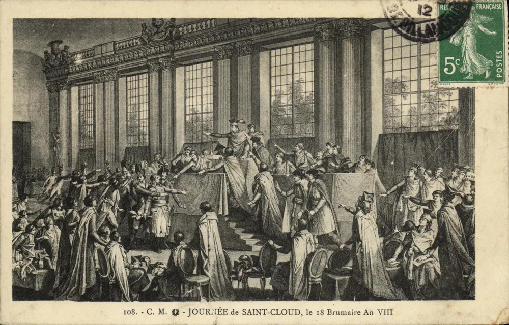 Tag von Saint-Cloud — 18 Brumaire An VIII — C.M. n°108 — Verlag C.M. - Vorderseite