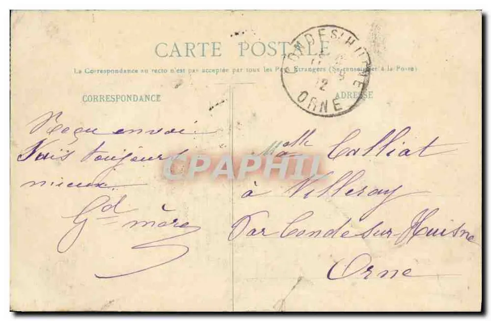 Tag von Saint-Cloud — 18 Brumaire An VIII — C.M. n°108 — Verlag C.M. - Rückseite