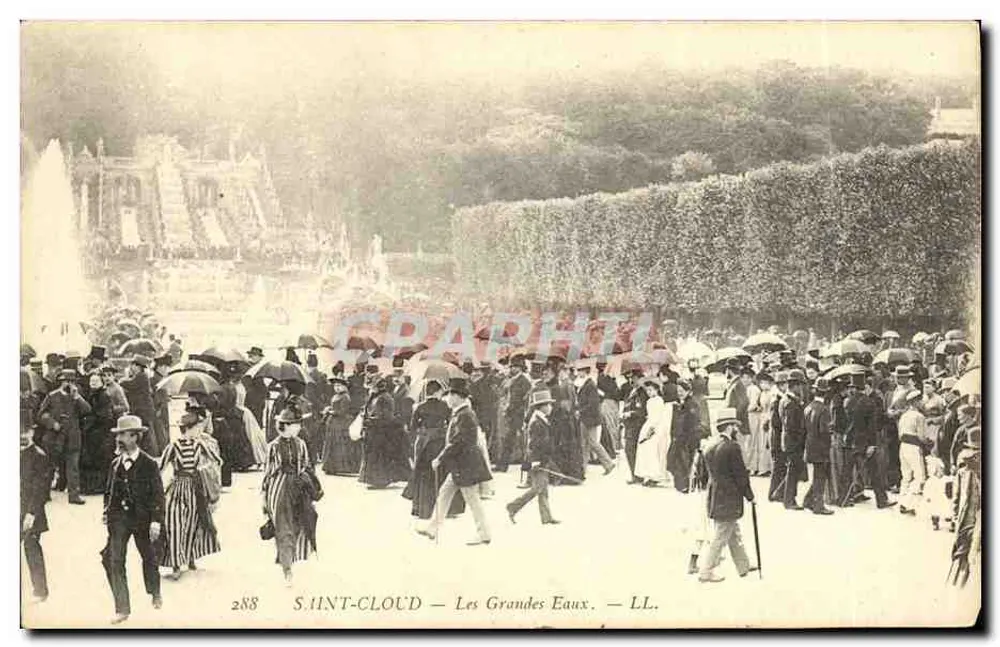 Saint-Cloud — As Grandes Eaux — LL. — n° 288 - Frente