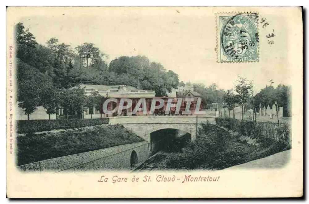 Die Station St. Cloud-Montretout — Edition Trinome, n° 512 — Paris - Vorderseite