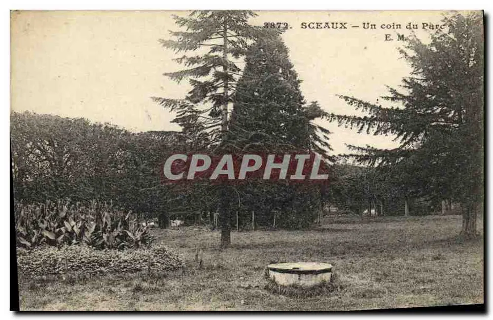 Sceaux — Um canto do Parque — E. M. - Frente
