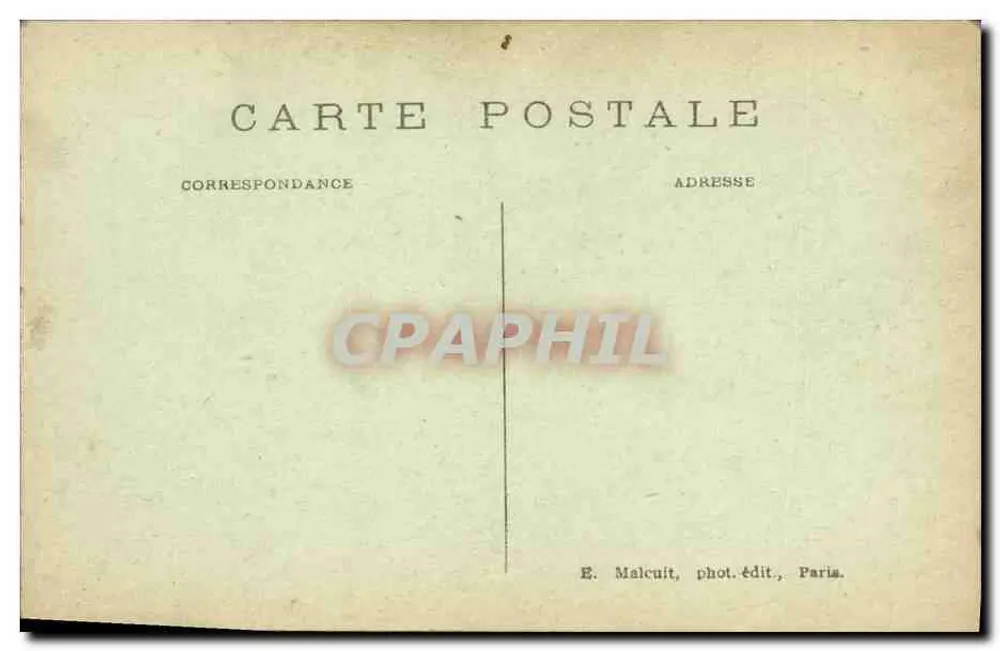 Sceaux — Um canto do Parque — E. M. - Verso