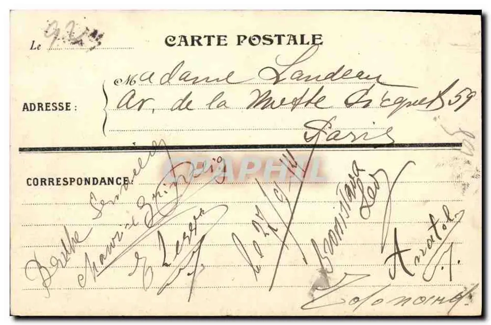 Schloss Sceaux — Bassins der Parterres — Moniteur Publicateur, Paris - Rückseite