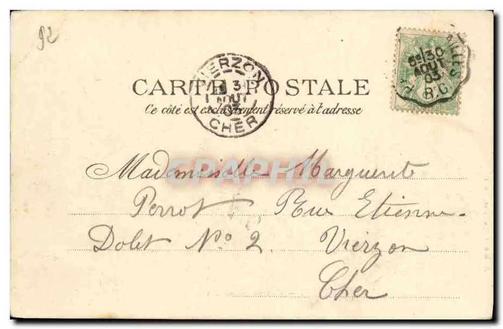 SÈVRES — A IGREJA DE SÈVRES — A. Brossard, editor, Paris - Verso
