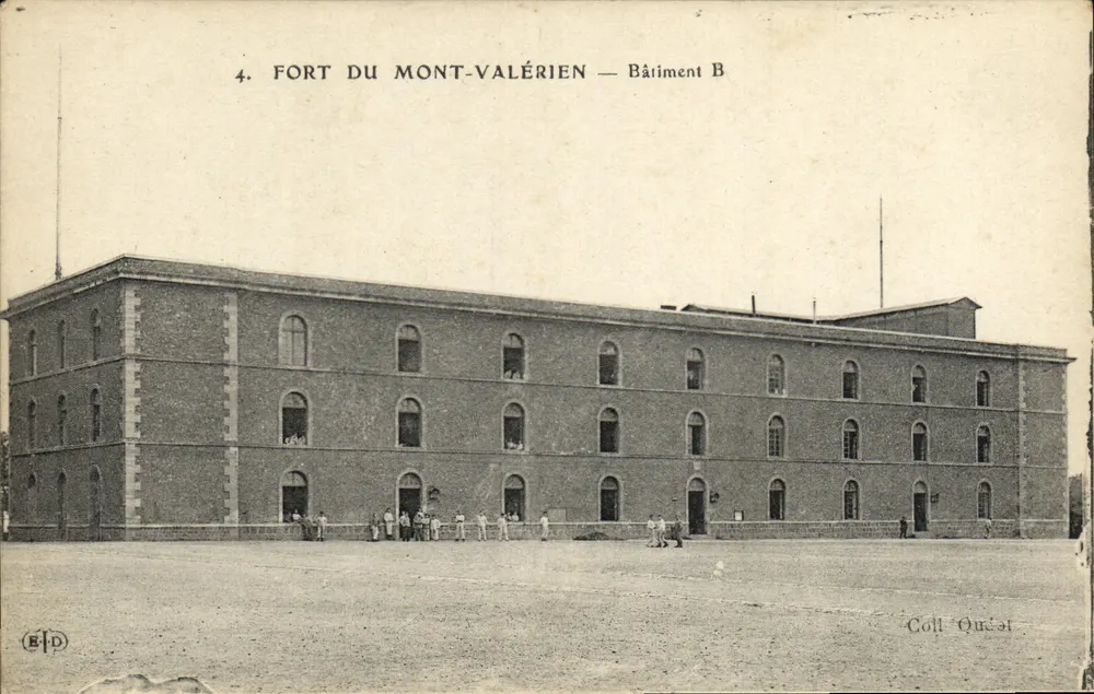 Fort du Mont-Valérien — Gebäude B — Sammlung Quérat - Vorderseite