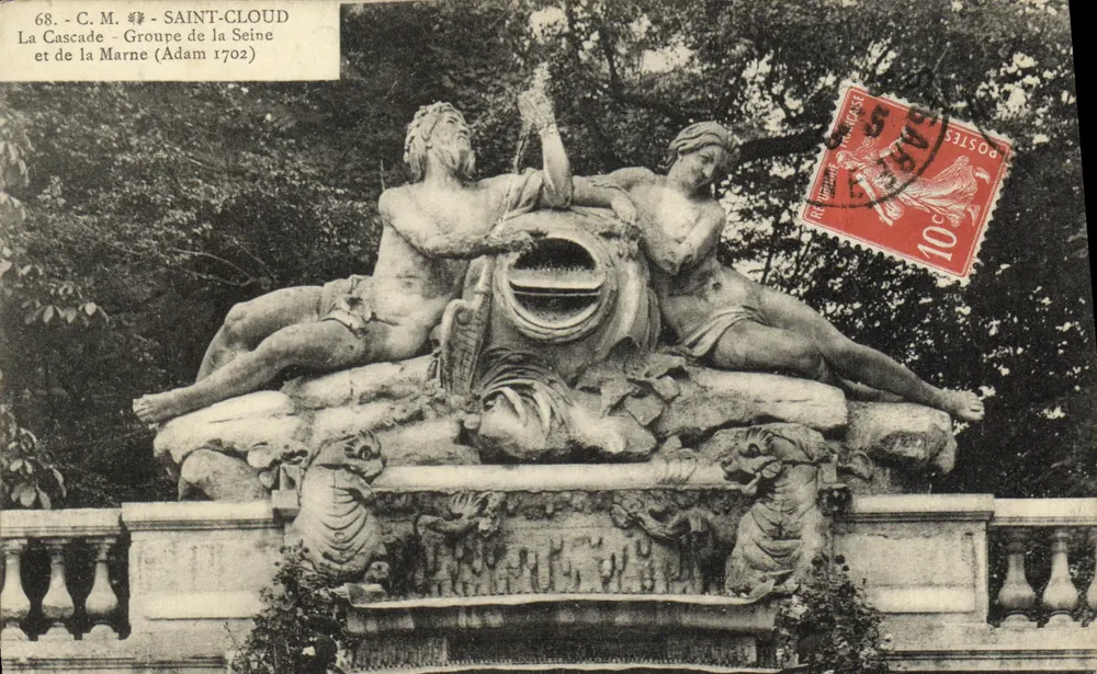 Saint-Cloud — La Cascade, Gruppe der Seine und der Marne (Adam 1702) — C.M. n°68 - Vorderseite