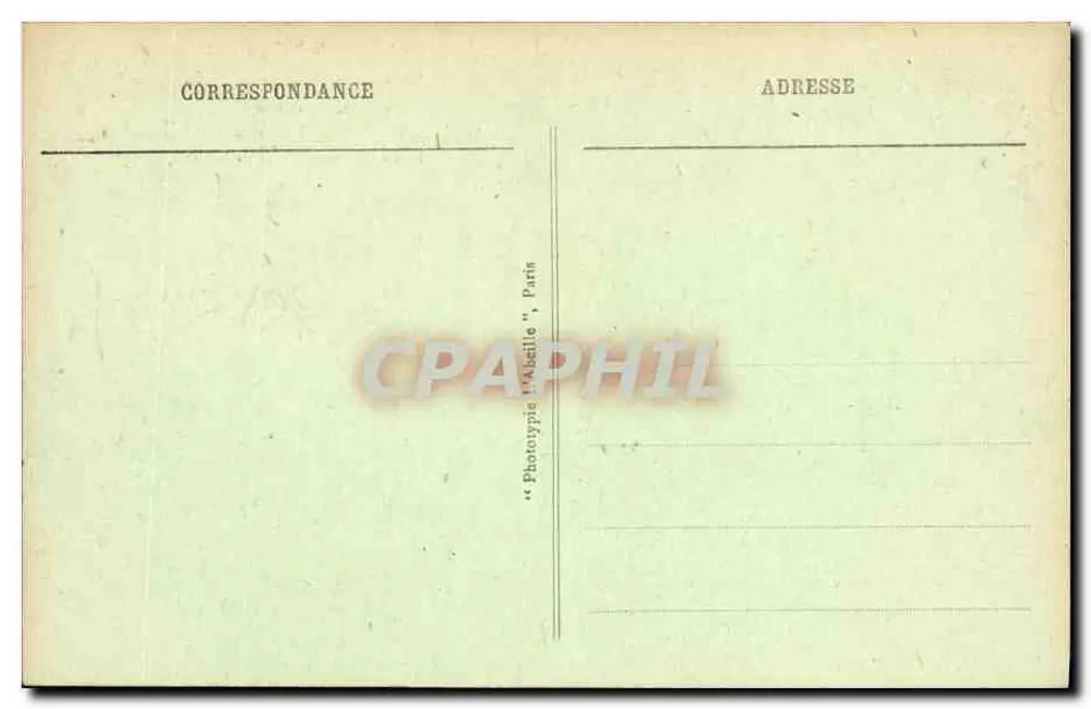 Saint-Cloud — Die Terrasse der Lanterne des Diogène — Phototypie L'Abelle, n°42 - Rückseite