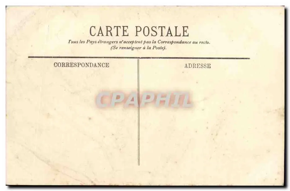 Saint-Cloud — Der Park — Der Bassin du Fer à Cheval, von oben gesehen — LL. - Rückseite
