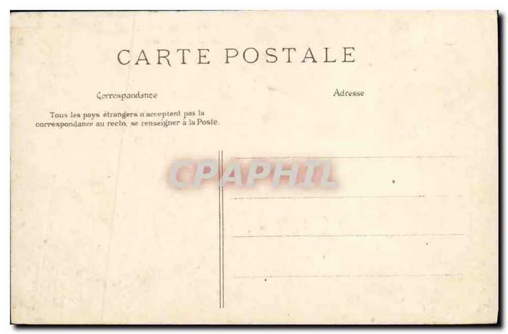 Clichy — Krankenhaus Gouin — Privatzimmer - Rückseite