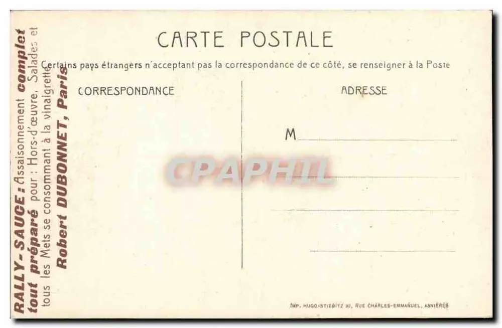 45 Clichy — Boulevard de Lorraine in der Nähe der rue Martissot — Verlag H.S.A. - Rückseite