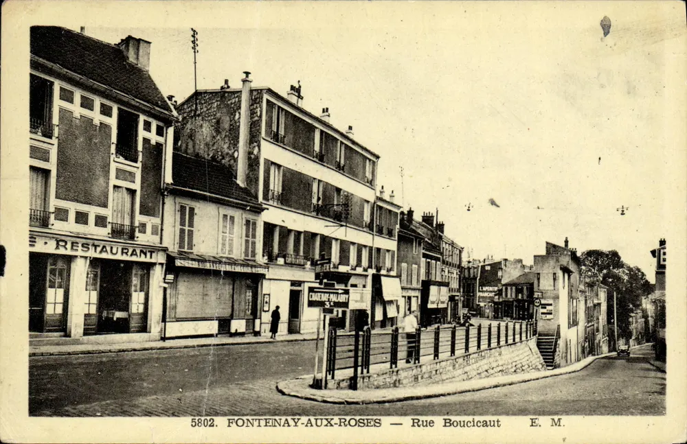 Fontenay-aux-Roses — Rue Boucicaut — Éditeur E. M. n° 5802 - Front