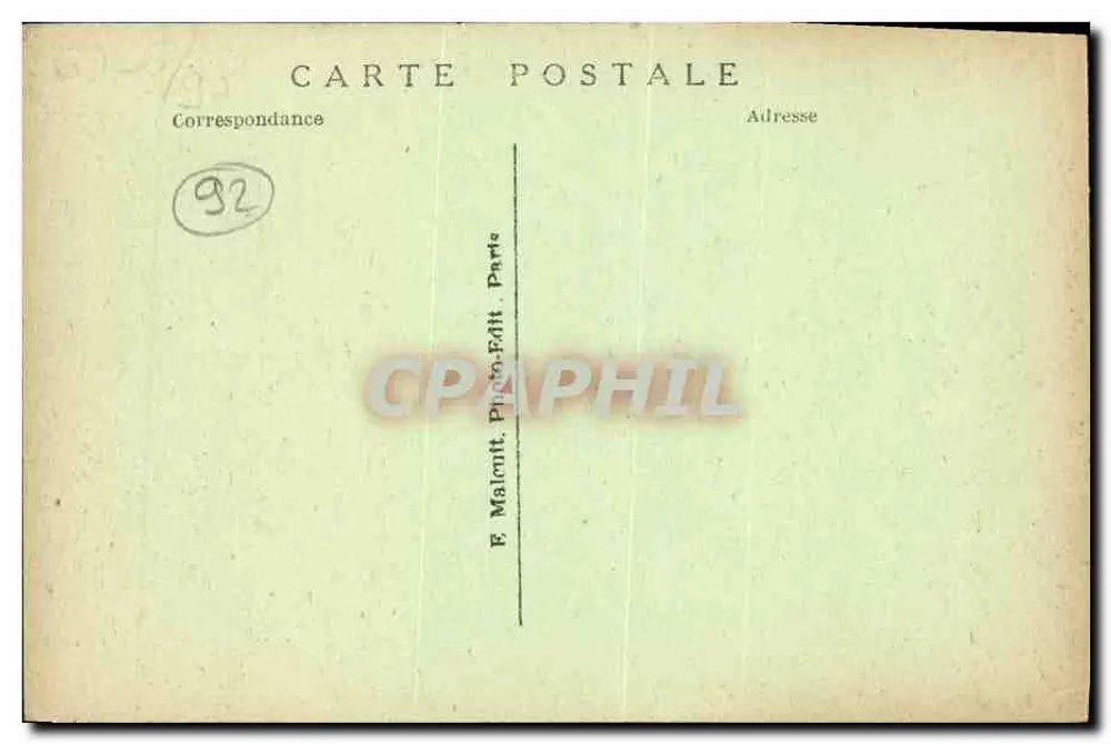 Issy-les-Moulineaux — Rue Camille-Desmoulins — E. M. - Rückseite