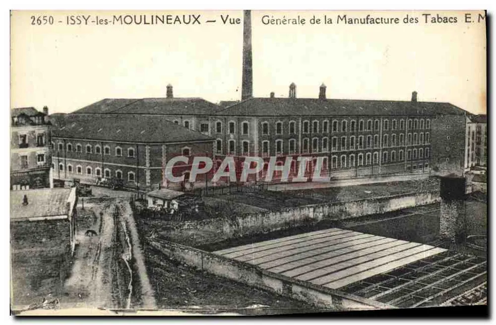 ISSY-les-MOULINEAUX — Allgemeiner Blick auf die Tabakfabrik E. M. — n° 2650 - Vorderseite