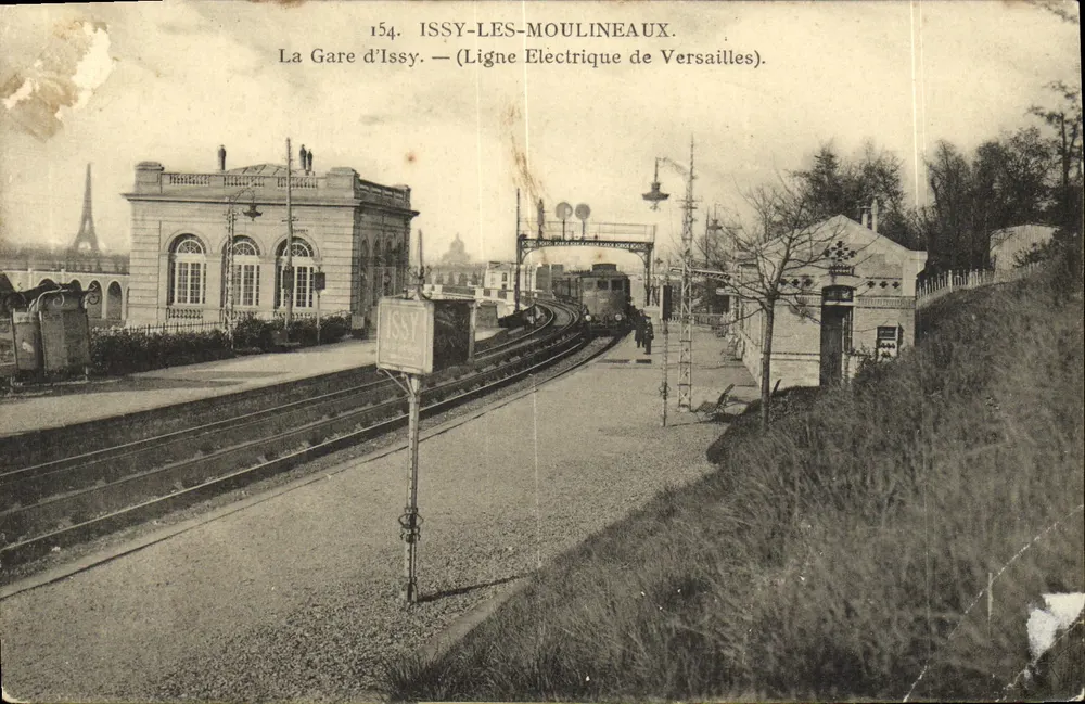 Issy-les-Moulineaux — Bahnhof Issy — Elektrische Linie nach Versailles, Herausgeber ISSY - Vorderseite