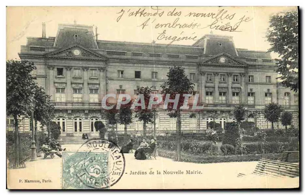 Issy - Jardins de la Nouvelle Mairie — P. Marmuse, Paris - Vorderseite