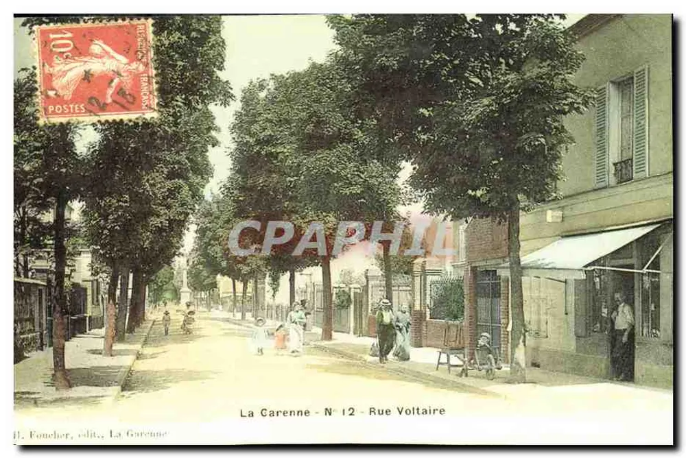 La Garenne - Rue Dumont D'Urville — H. Foucher, Verlag, La Garenne - N° 17 - Rückseite